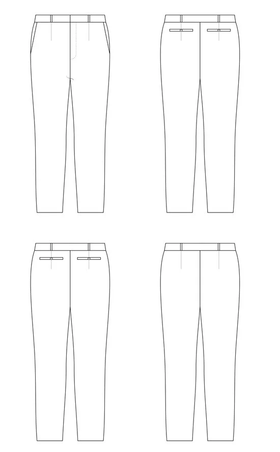 Meriam Trousers Paper Pattern - Cashmerette - Image 18