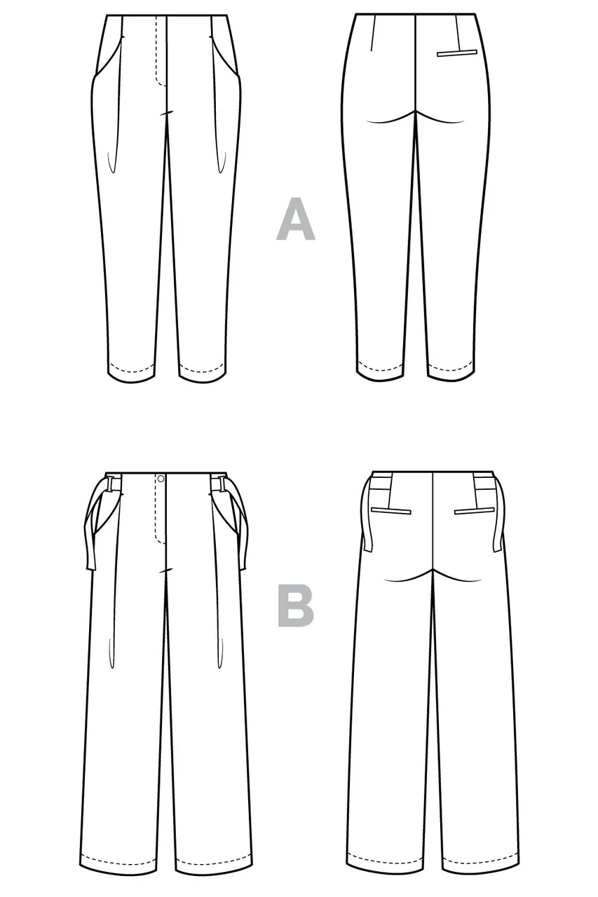 Mitchell Trouser Pattern (0-20) - Closet Core Patterns - Image 4