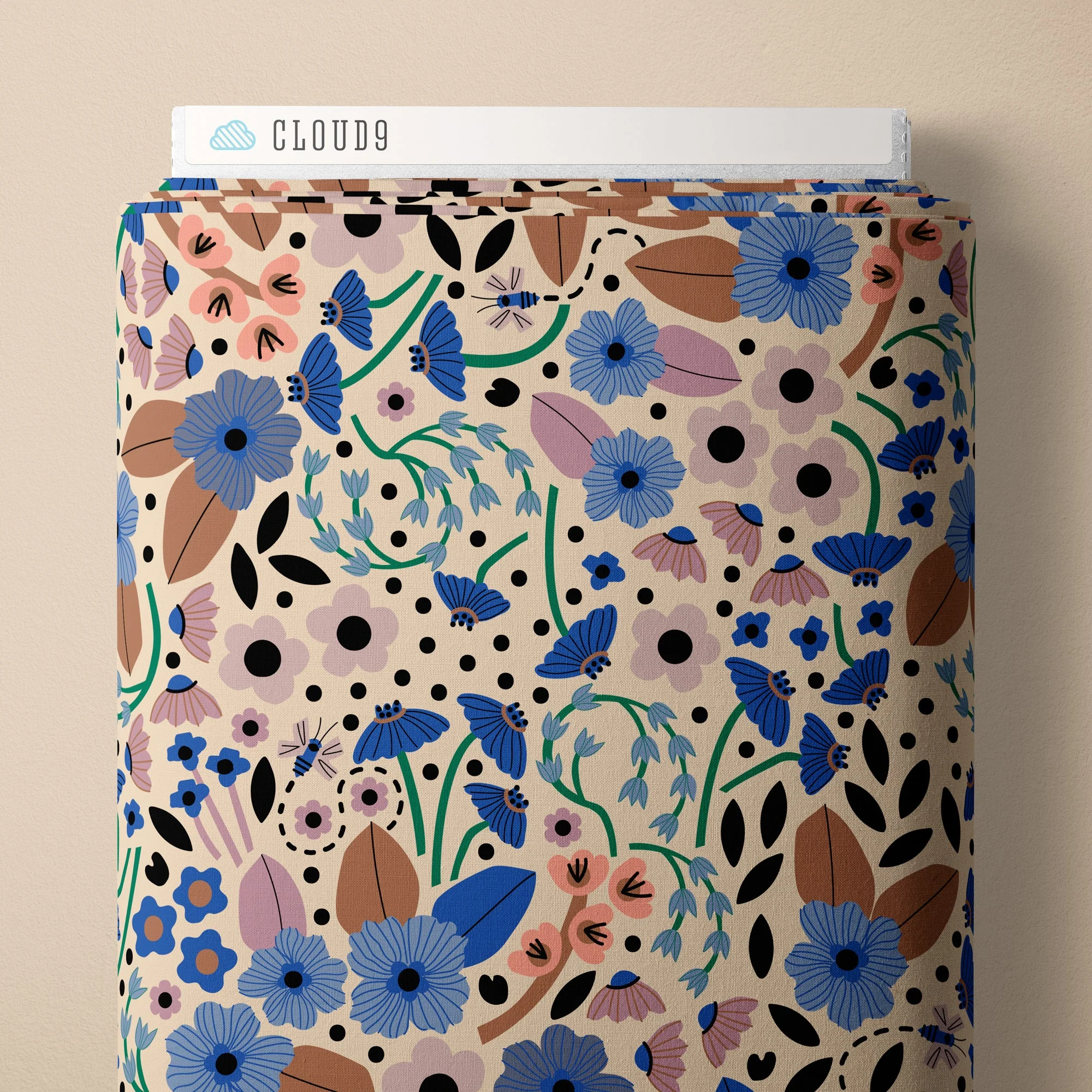 Morning Hive - Sun Seed Moon - Leah Duncan - Cloud 9 Fabrics - Batiste