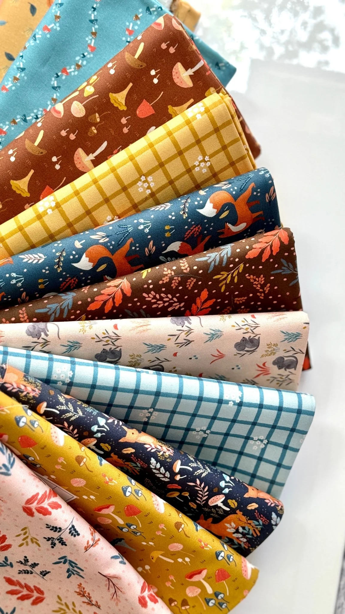 Mouse Meadow - Woodland Creatures - Dominika Godette - Cloud 9 Fabrics - Poplin - Image 4