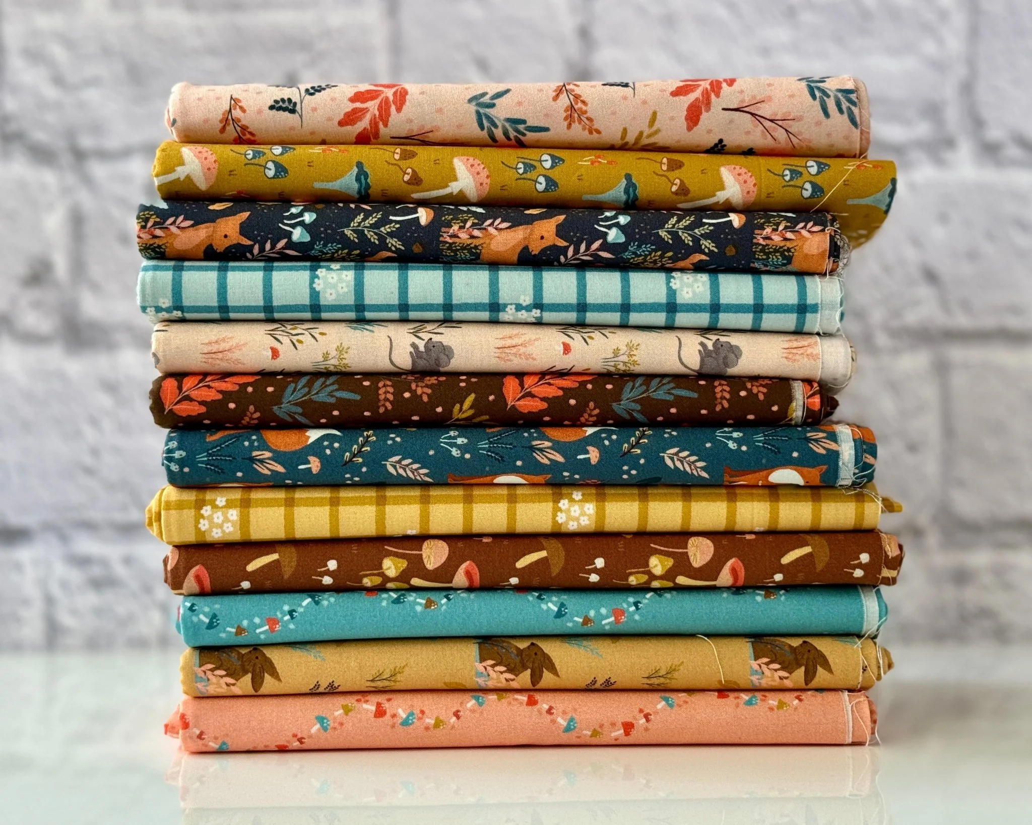 Mouse Meadow - Woodland Creatures - Dominika Godette - Cloud 9 Fabrics - Poplin - Image 5