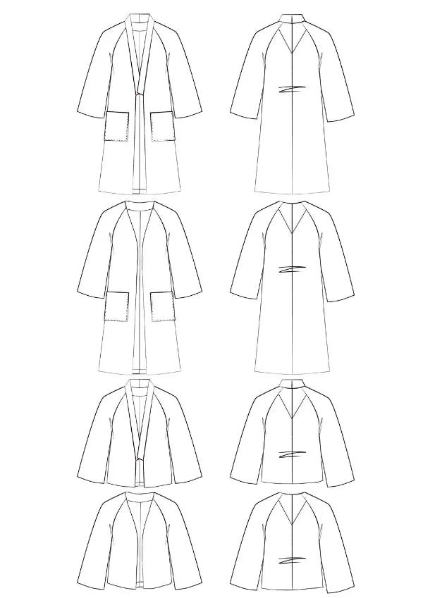 Nage Libre Jacket Paper Sewing Pattern - Maison Fauve - Image 20