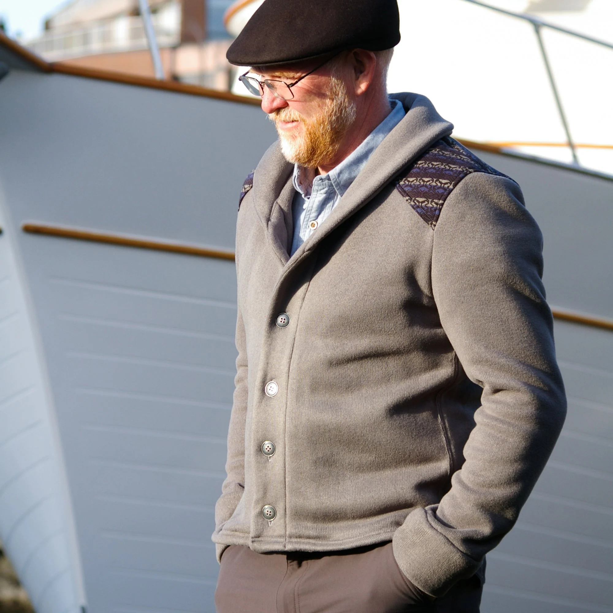 Newcastle Cardigan Mens PDF Sewing Pattern - Thread Theory