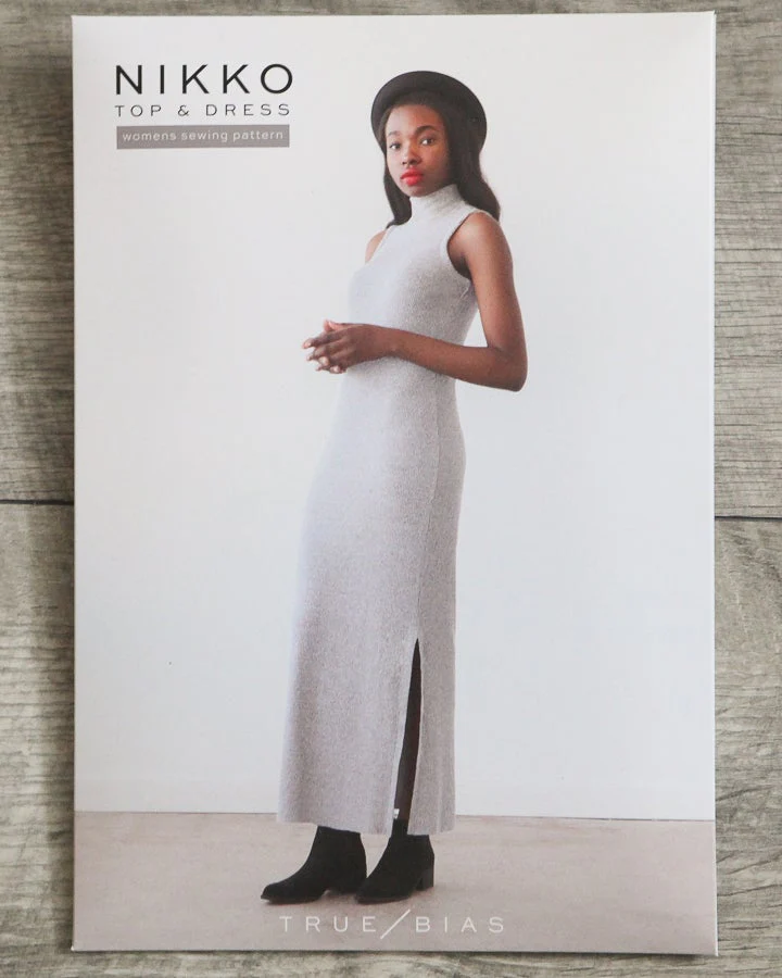 Nikko Top & Dress Sewing Pattern - True Bias - Image 2