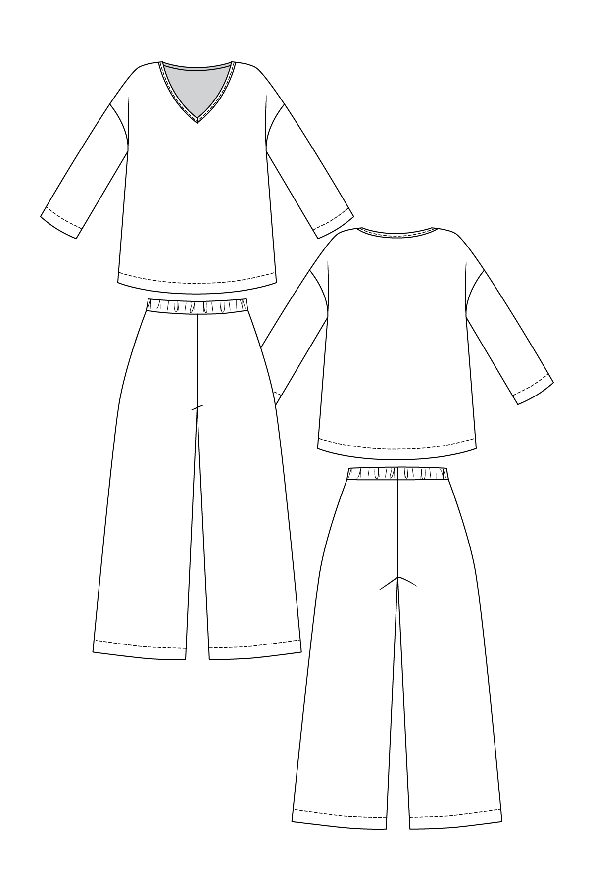 Olo Tee and Pants Set - PDF Pattern - Named Clothing - Image 13
