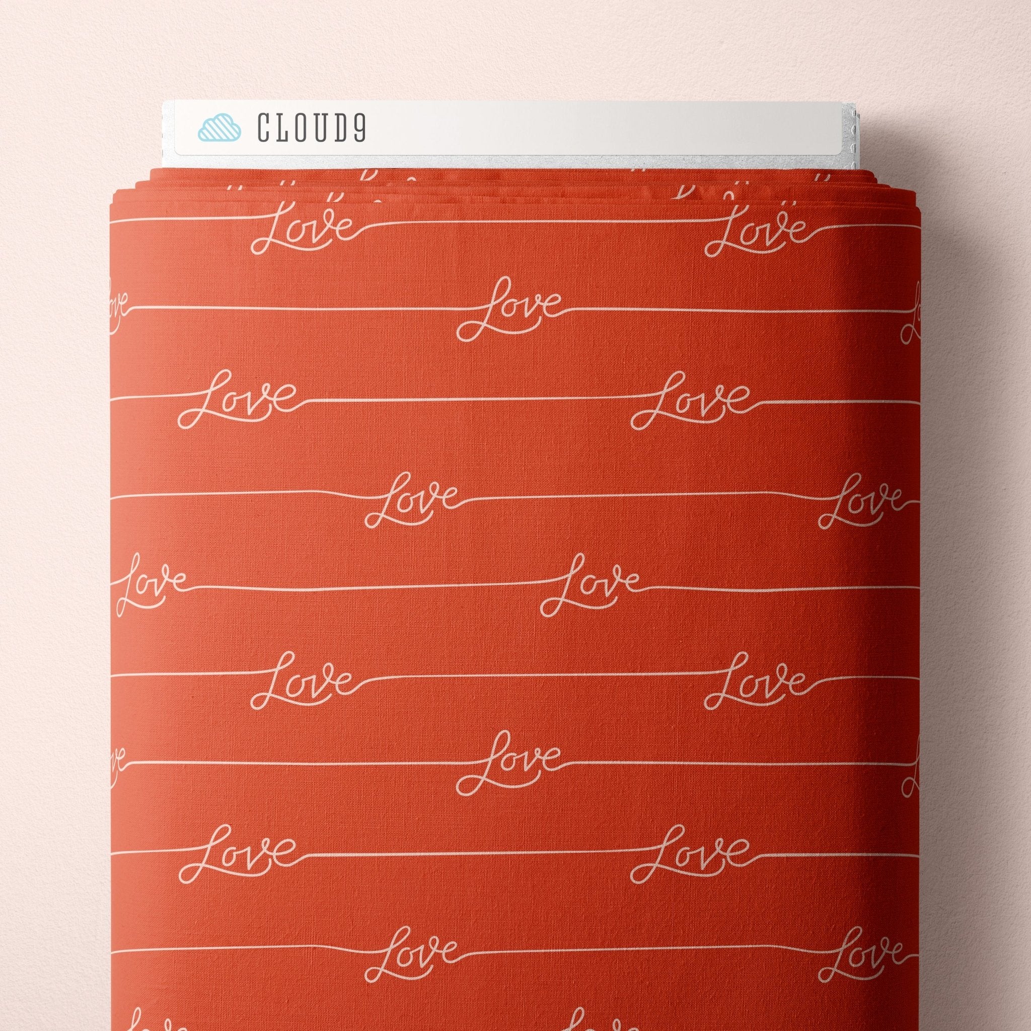 One Word - About Love - Maria Galybina - Cloud 9 Fabrics - Poplin