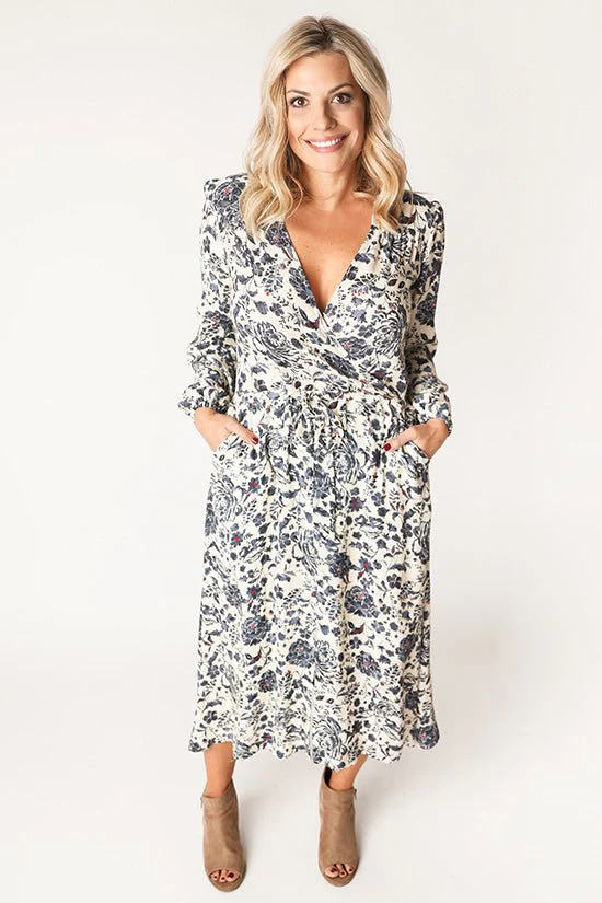 Orchid Midi Dress Pattern - Chalk + Notch - Image 14