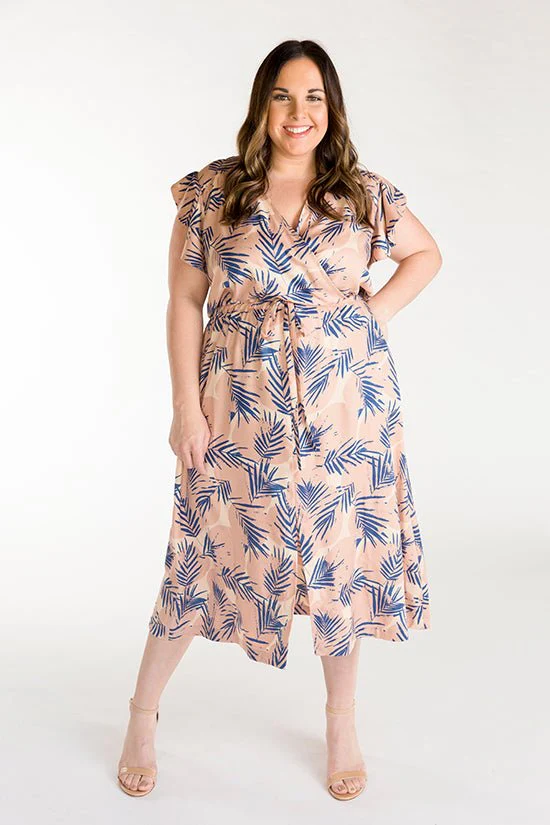 Orchid Midi Dress Pattern - Chalk + Notch - Image 5