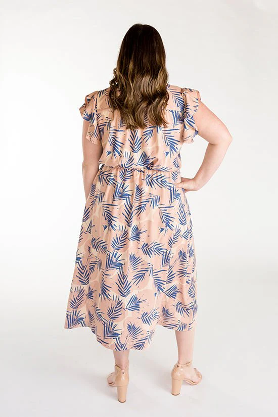 Orchid Midi Dress Pattern - Chalk + Notch - Image 8