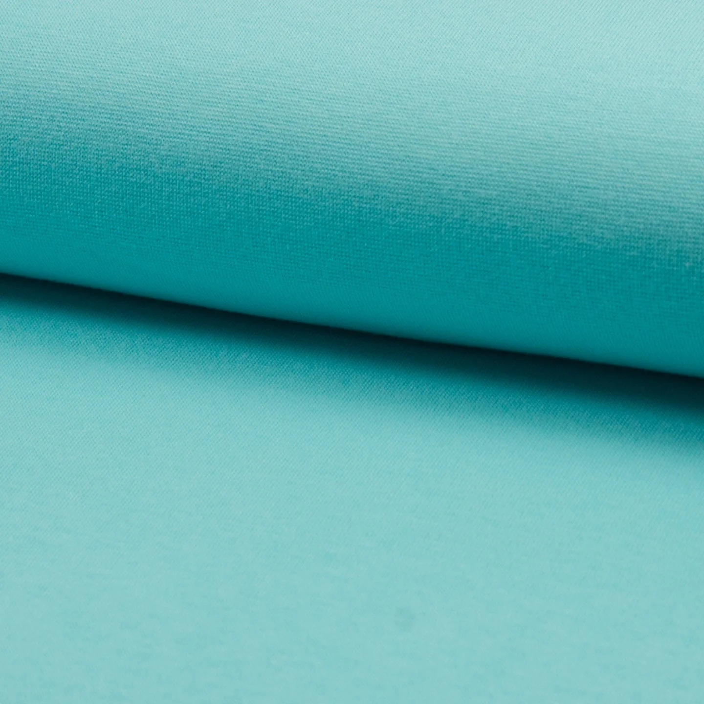 Organic 1x1 Ribbing - European Import - Aqua