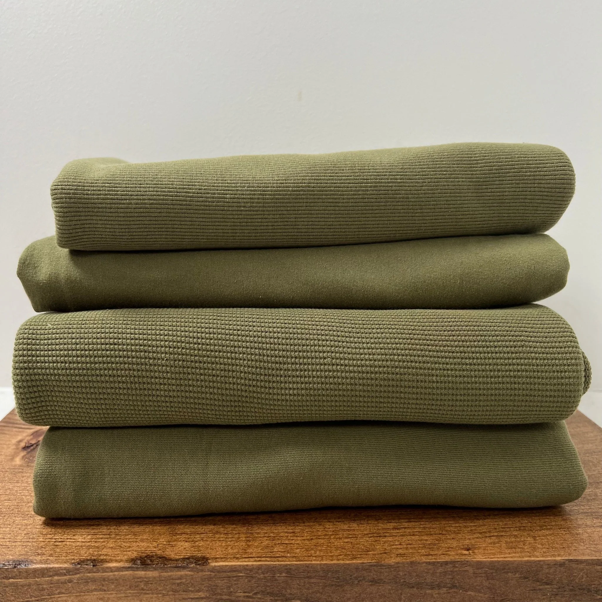 Organic Cotton Stretch Jersey 200gsm - Capulet Olive - Image 2