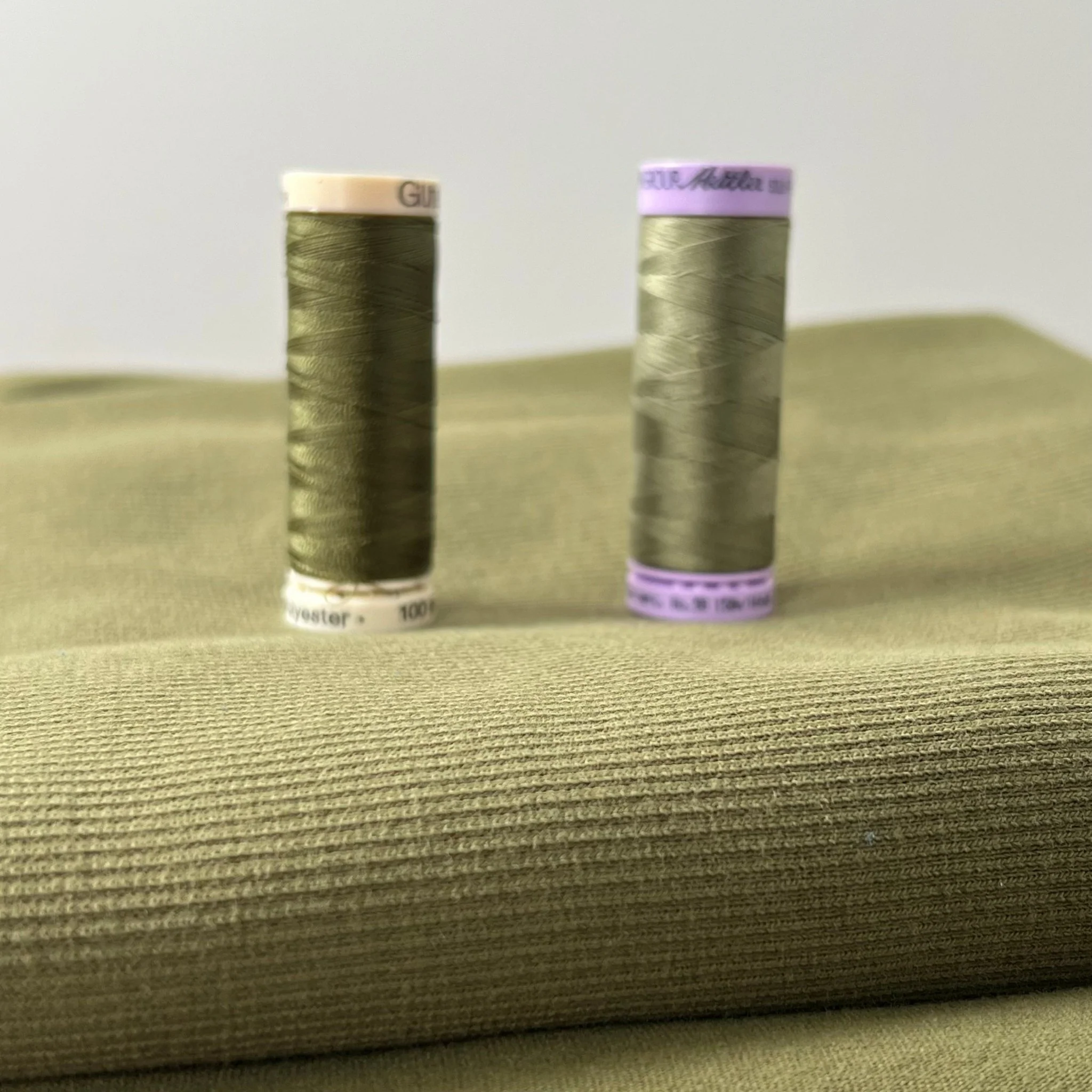 Organic Cotton Thermal / Waffle - Capulet Olive - Image 4