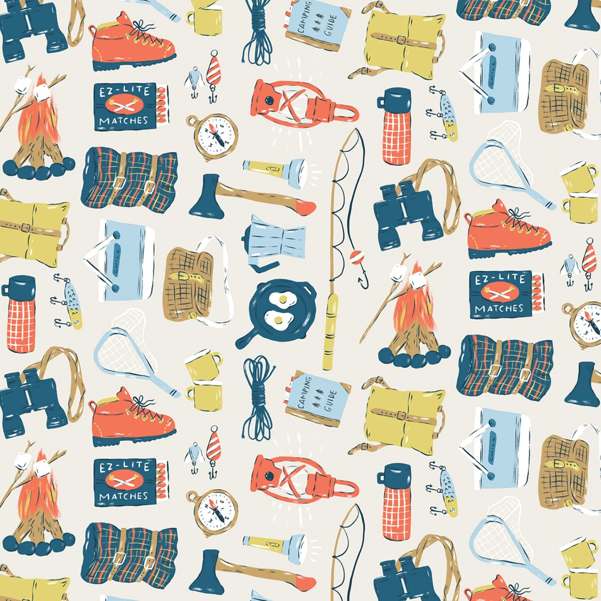 Outdoor Essentials - Camp Canine - Krissy Mast - Cloud 9 Fabrics - Poplin - Image 3