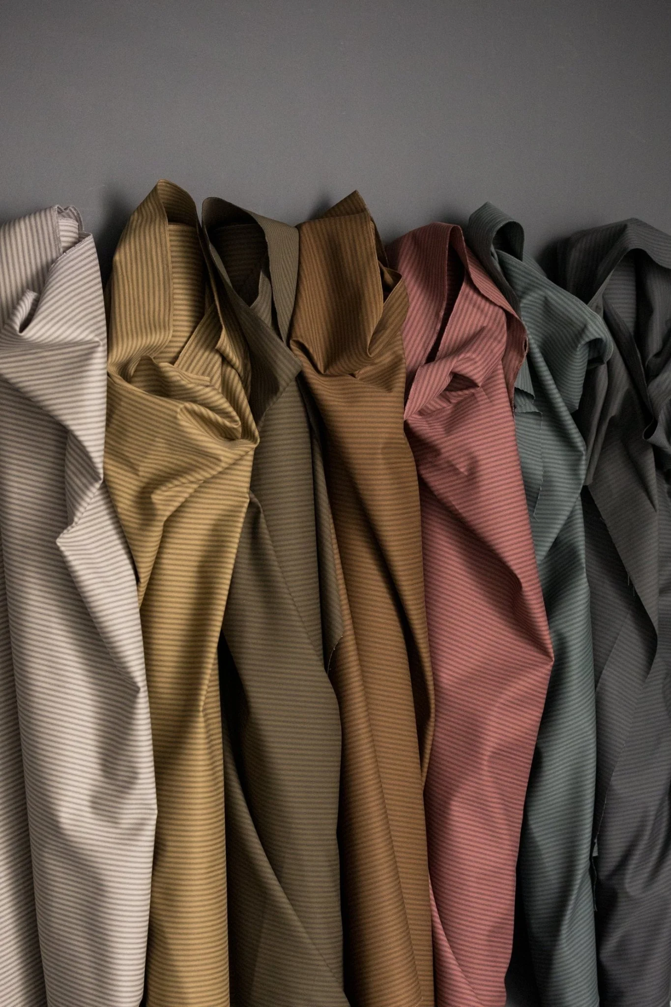 Overdyed Organic Cotton Ticking - Khaki - Merchant & Mills - Image 6