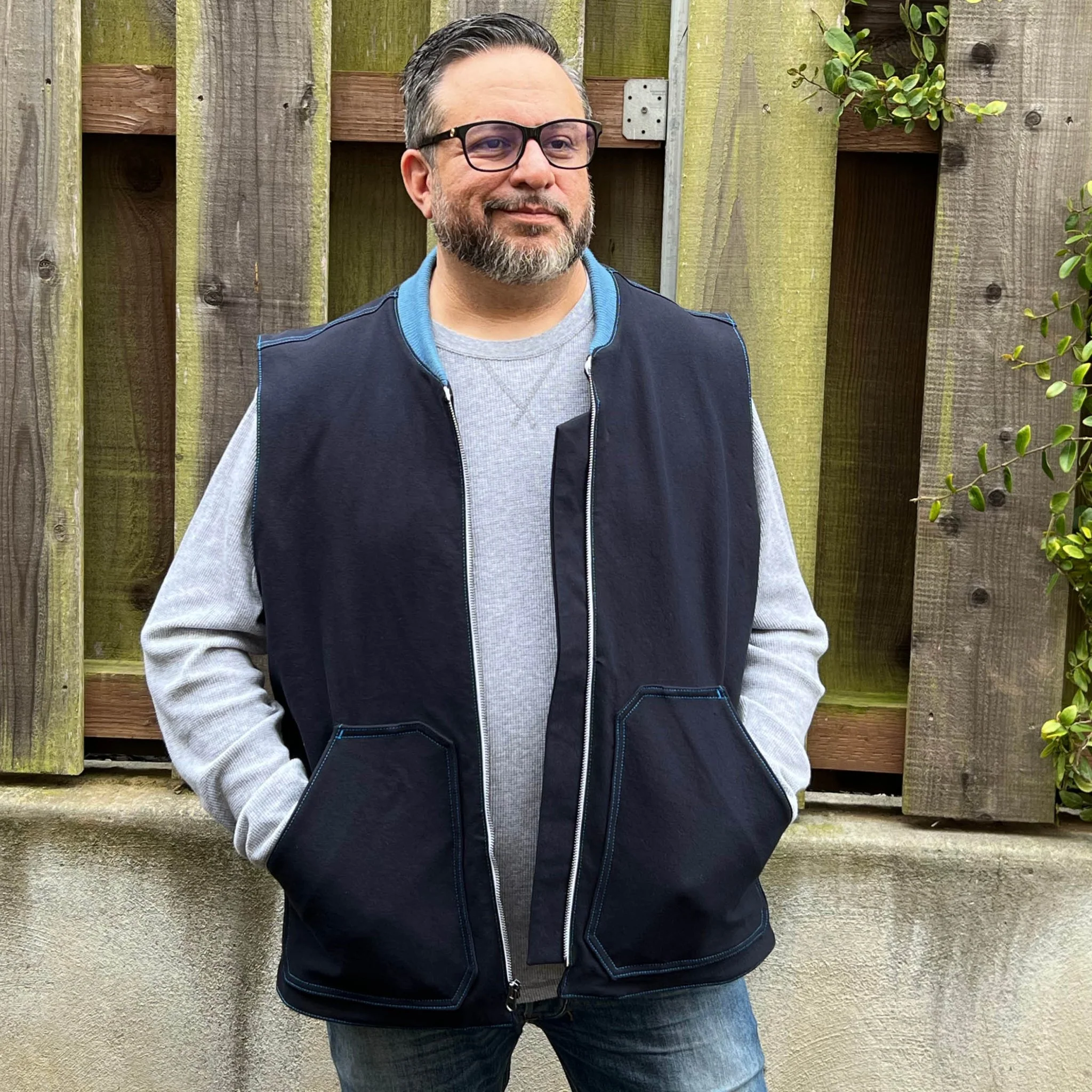 Ozark Vest Mens Paper Pattern - Wardrobe by Me - Image 6