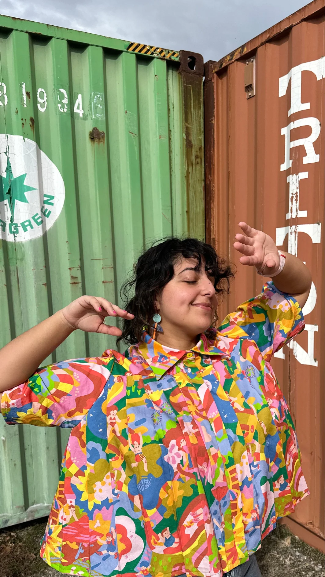 Panini Pleated Shirt PDF Sewing Pattern - Sew Like Shop - Image 2