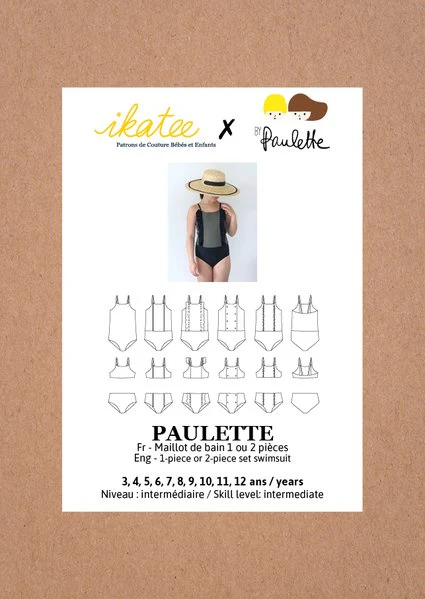 Paulette Swimsuit Sewing Pattern - Girl 3/12Y - Ikatee - Image 20