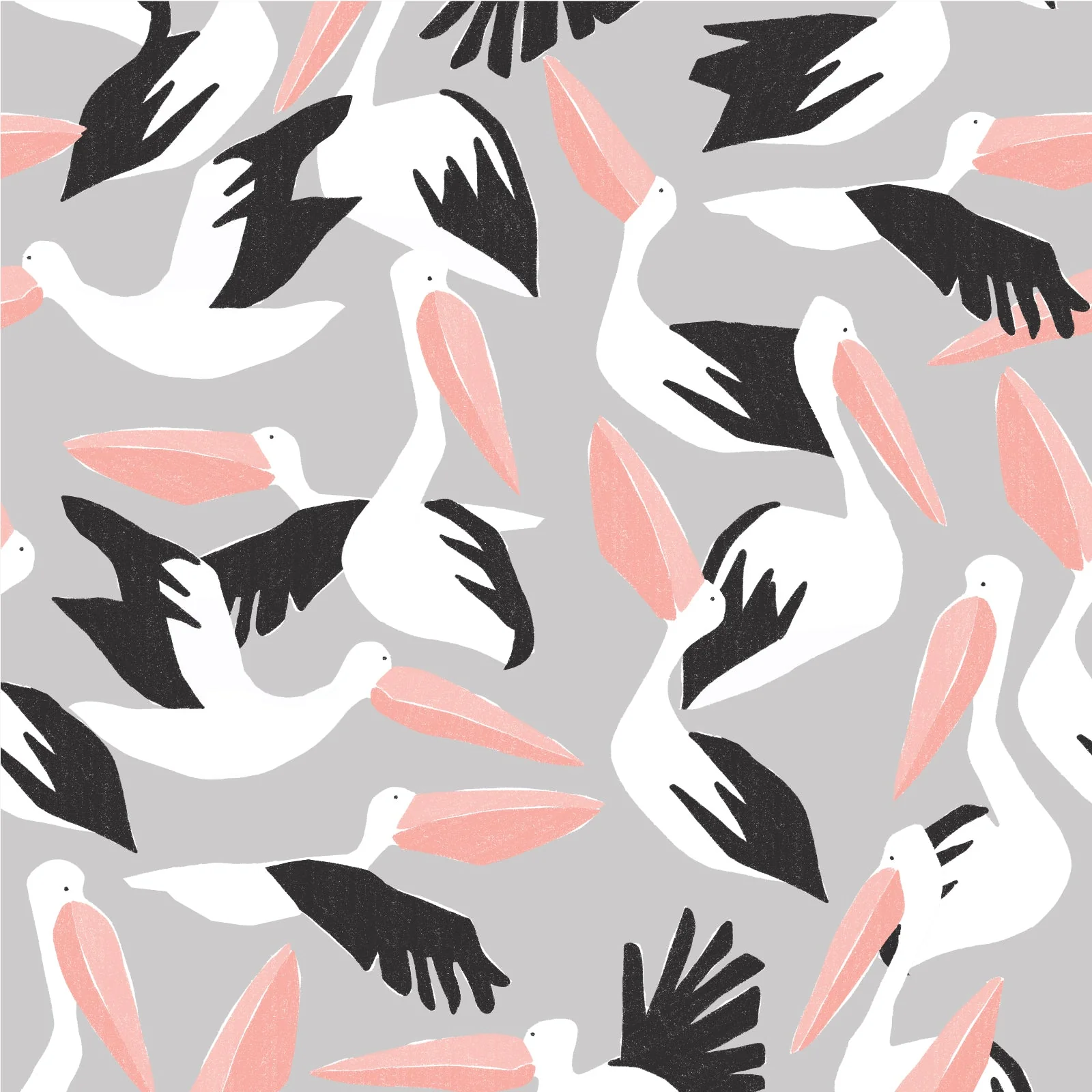Pelicans - Coexisting - Ophelia Pang - Cloud 9 Fabrics - Modal Rayon - Image 6