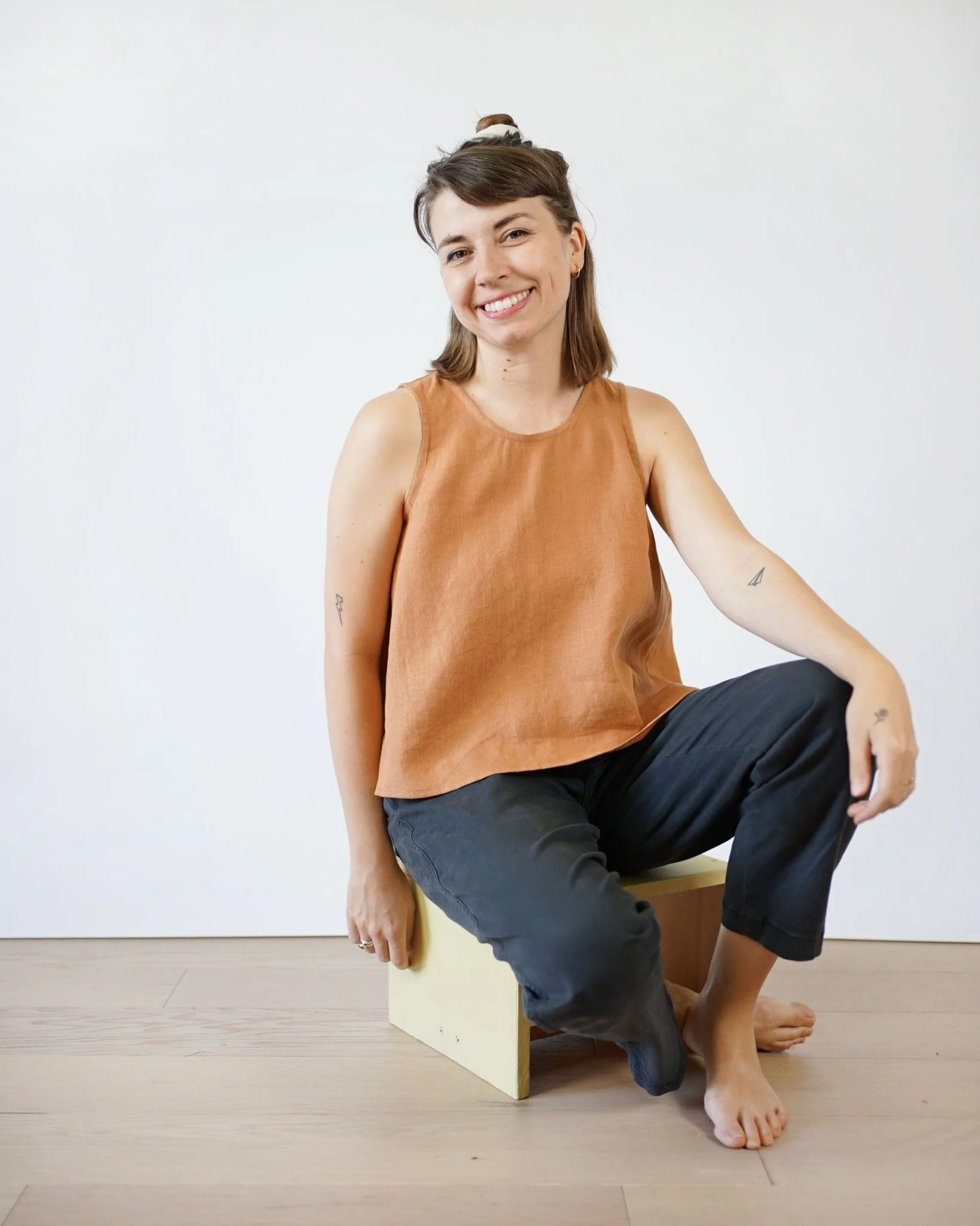Peplum Split Tank PDF Pattern - Matchy Matchy Sewing Club - Image 10