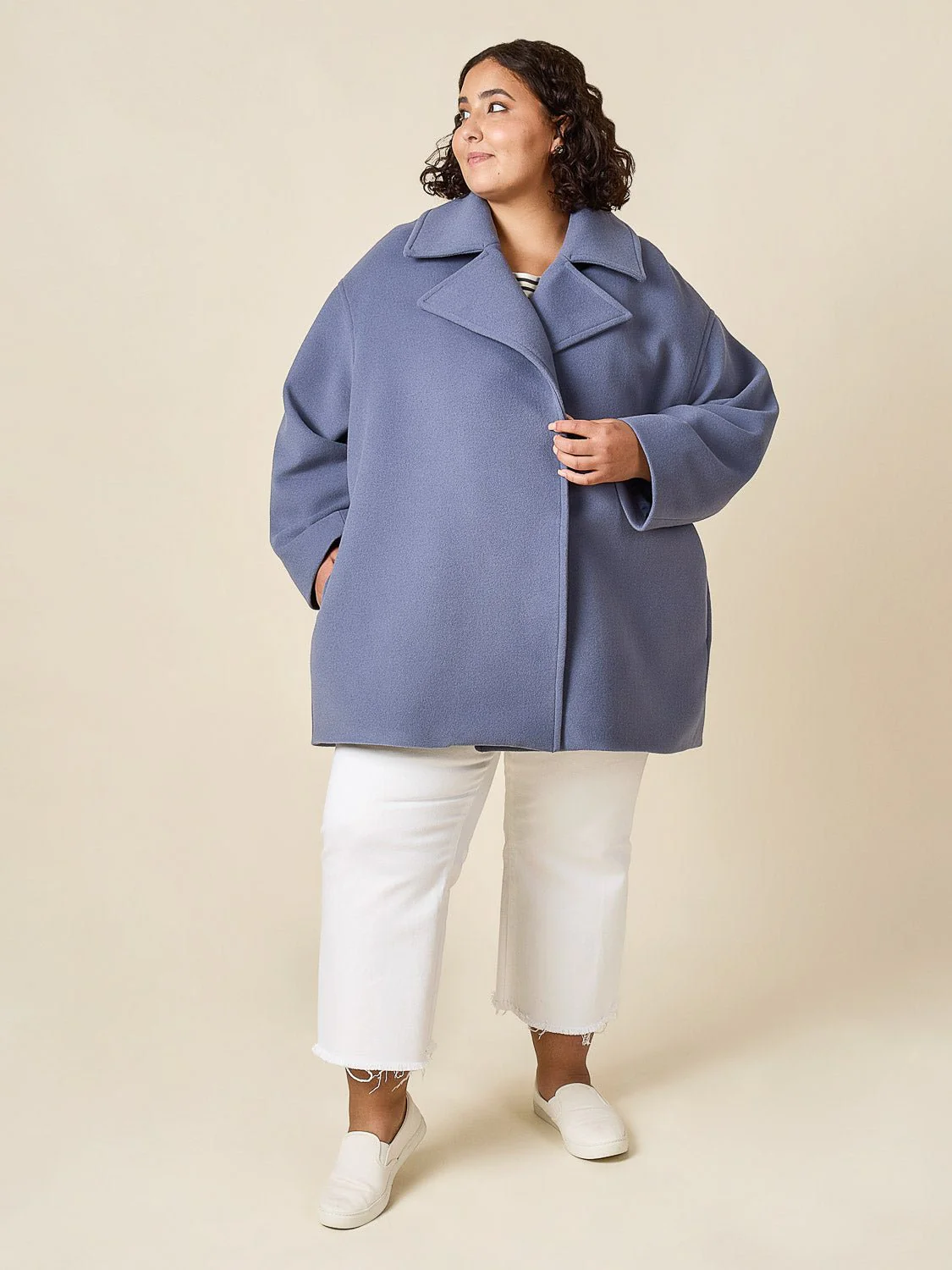 Phoebe Double-Breasted Coat Pattern - Closet Core Patterns - Image 2