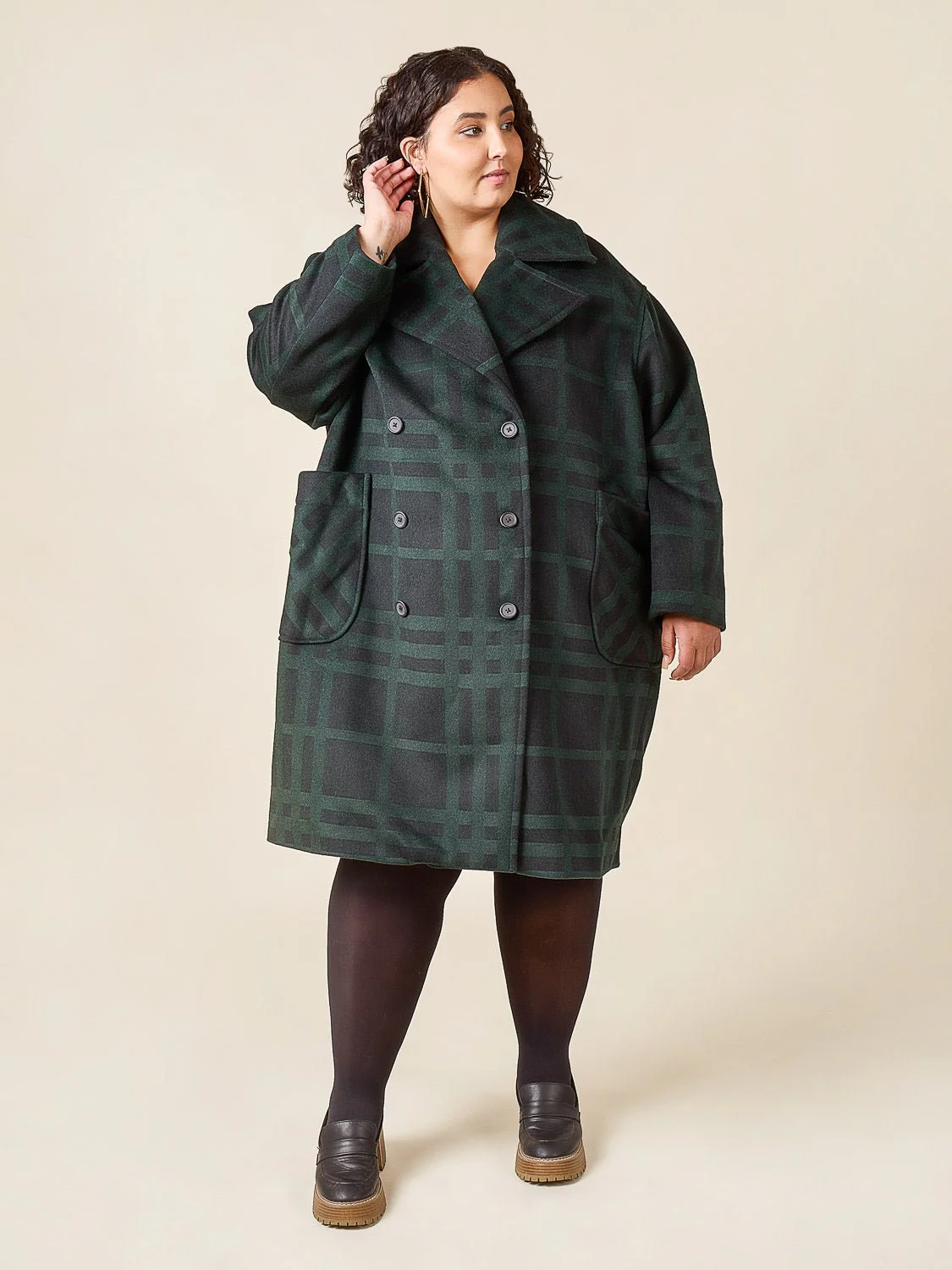 Phoebe Double-Breasted Coat Pattern - Closet Core Patterns - Image 3