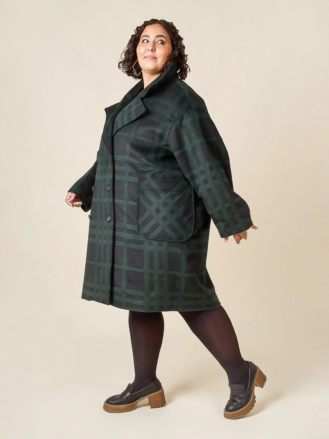 Phoebe Double-Breasted Coat Pattern - Closet Core Patterns - Image 6