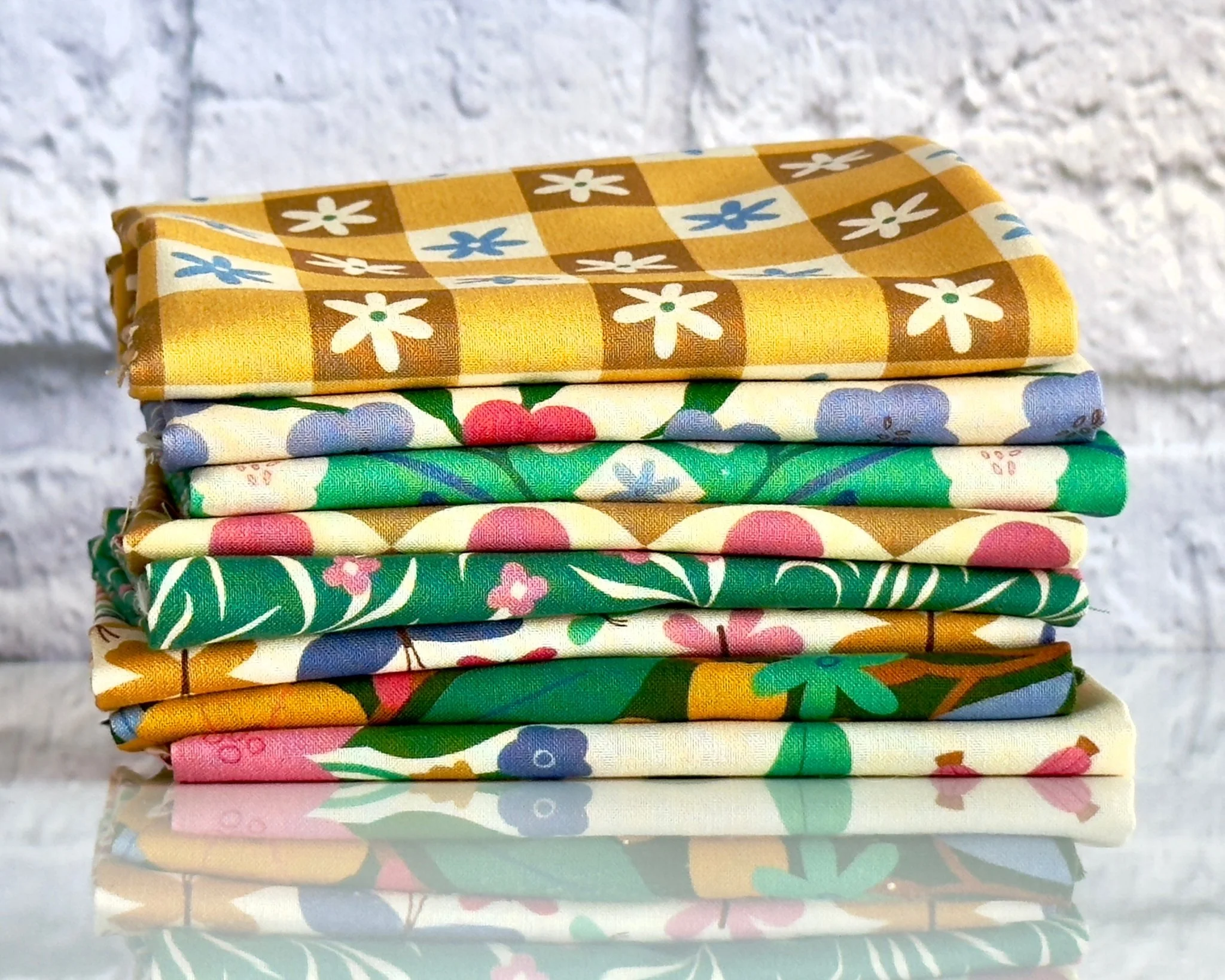 Picnic Flowers - Life Of Plants - Di Ujdi - Cloud 9 Fabrics - Poplin - Image 5