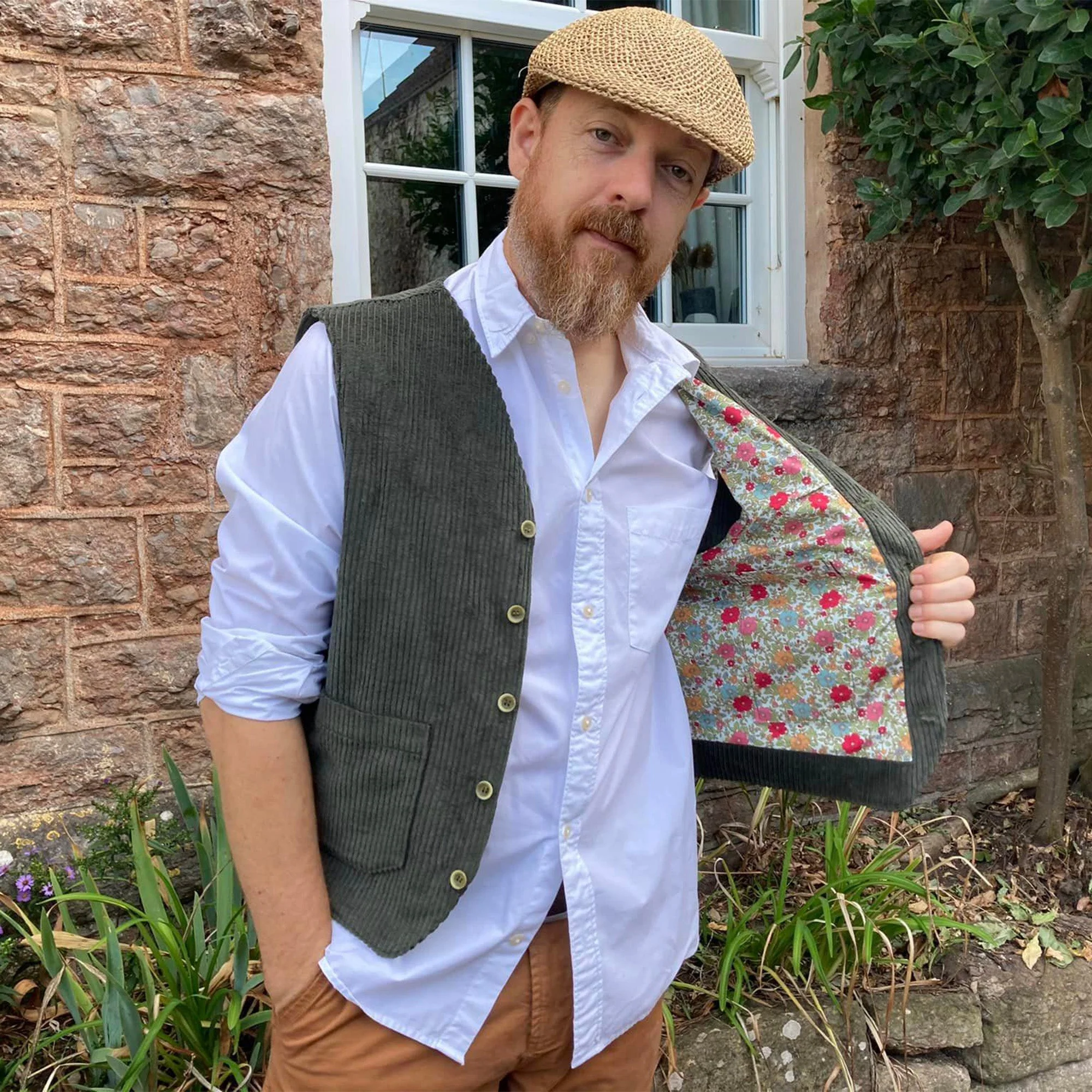 Pike's Vest Mens Paper Pattern - Wardrobe by Me - Image 3