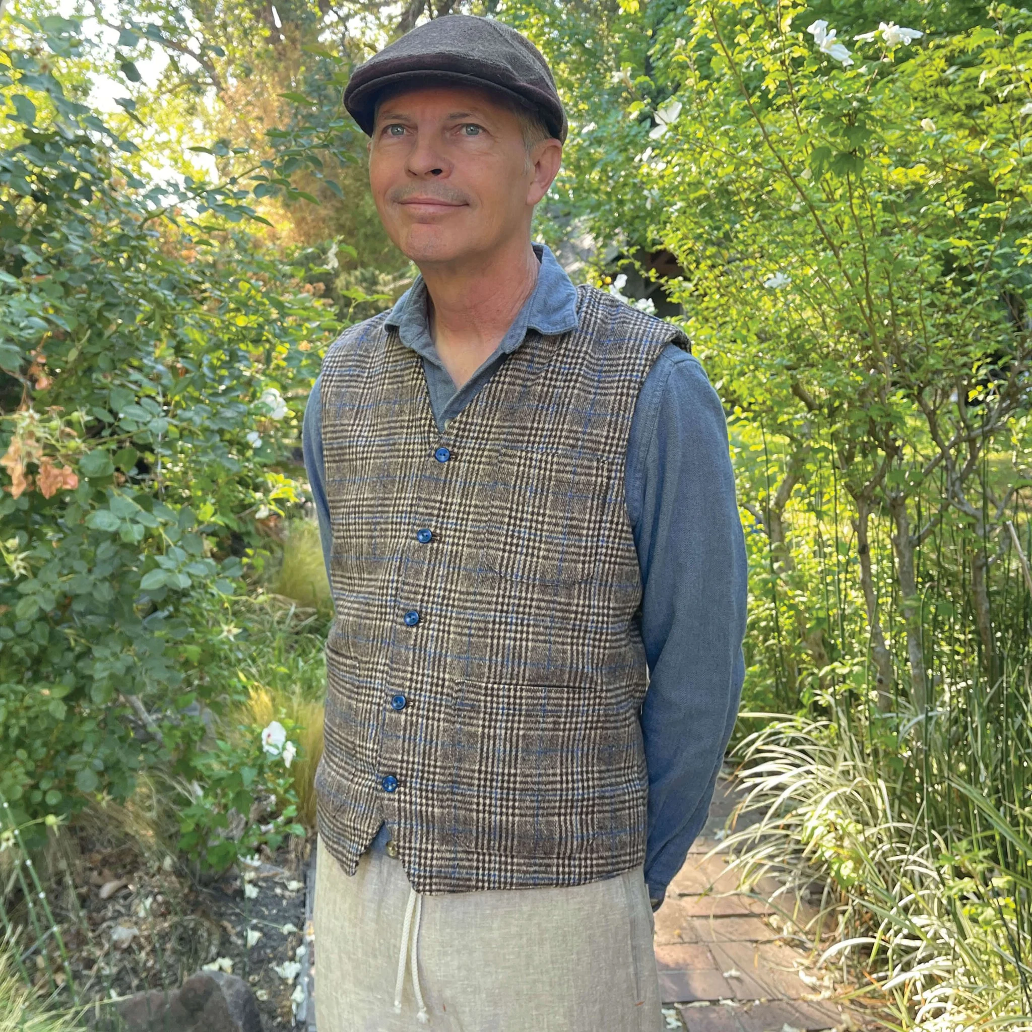 Pike's Vest Mens Paper Pattern - Wardrobe by Me - Image 4