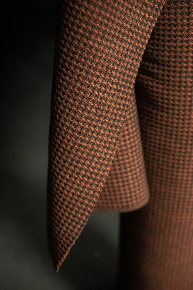 Pink Peppercorn Textured Wool Coating - Merchant & Mills - Image 3