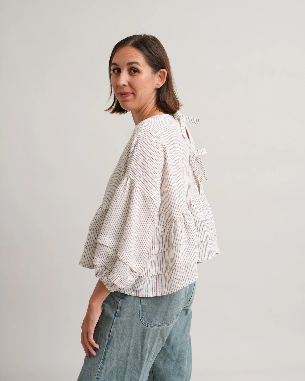 Pintuck Blouse PDF Pattern - Matchy Matchy Sewing Club - Image 8