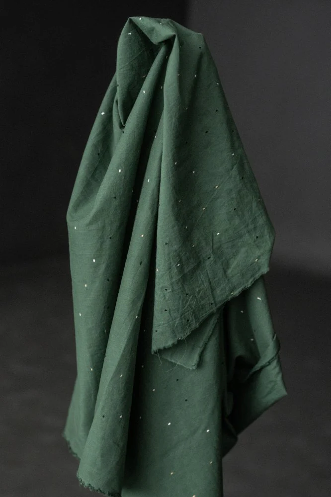 Pisces Spot Embroidered Indian Cotton - Merchant & Mills - Image 3