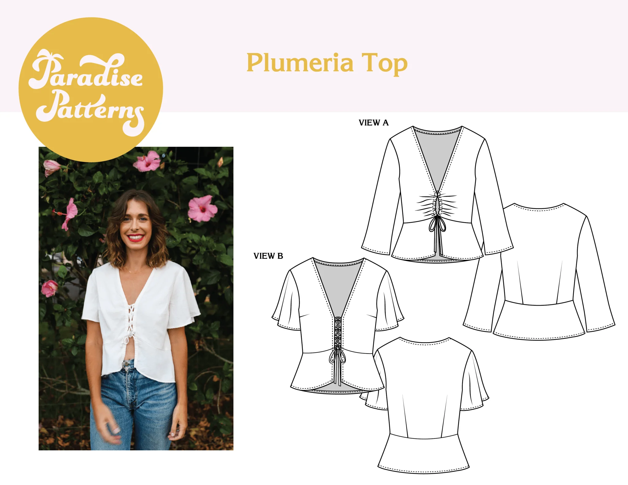 Plumeria Top PDF Pattern - Paradise Patterns - Image 2