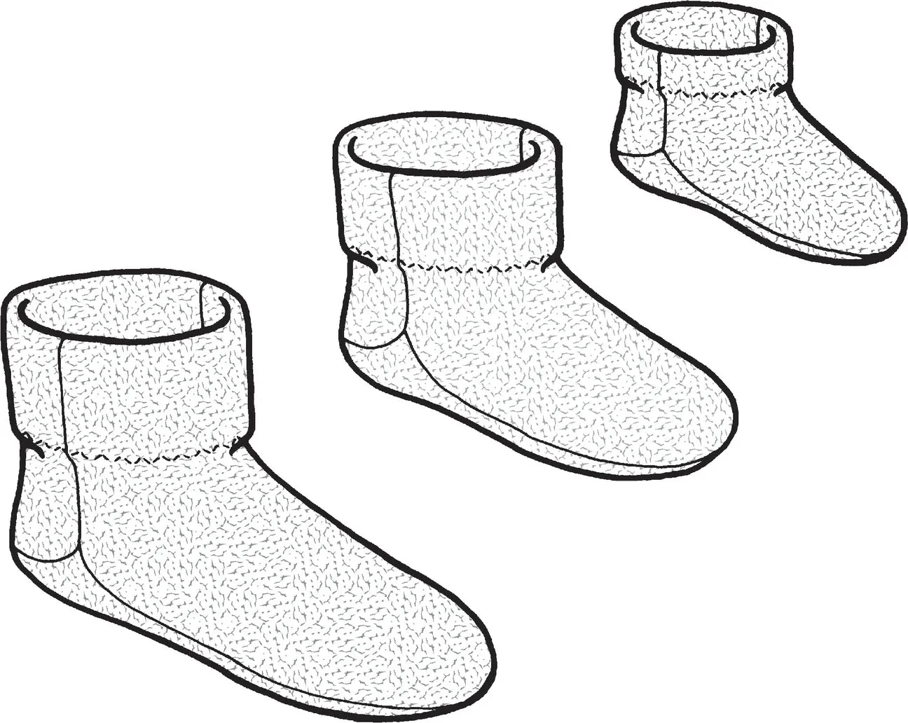 Polar Slippers PDF Pattern - 527 - The Green Pepper Patterns