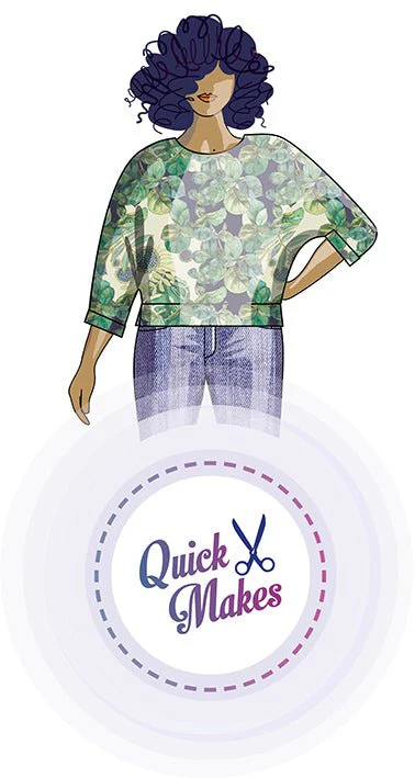 Quick Makes Batwing Top - Paper Sewing Pattern - Sew Different