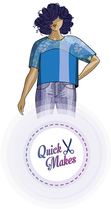 Quick Makes Duo Top - Paper Sewing Pattern - Sew Different