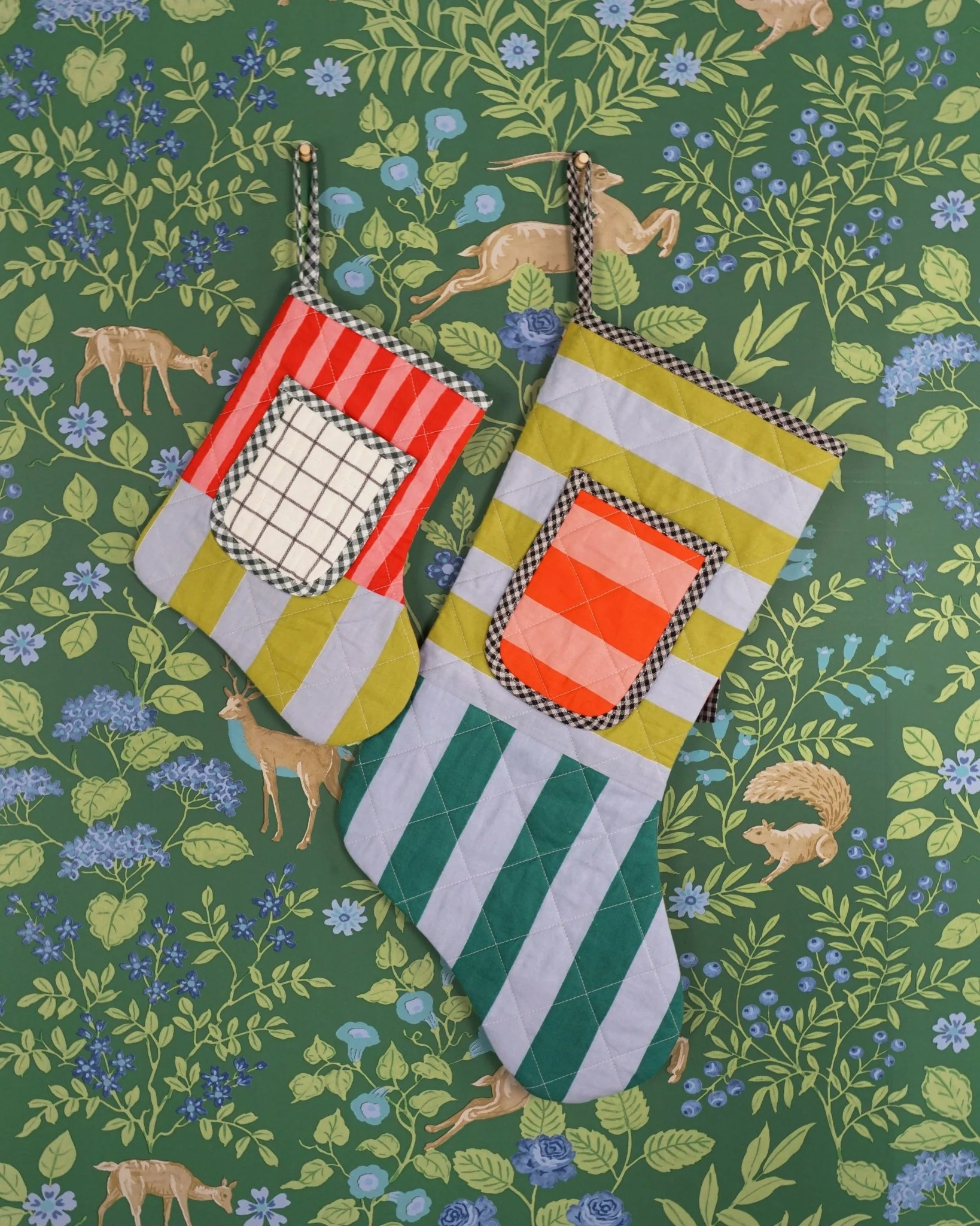 Quilted Pocket Stocking PDF Sewing Pattern - Matchy Matchy Sewing Club - Image 11