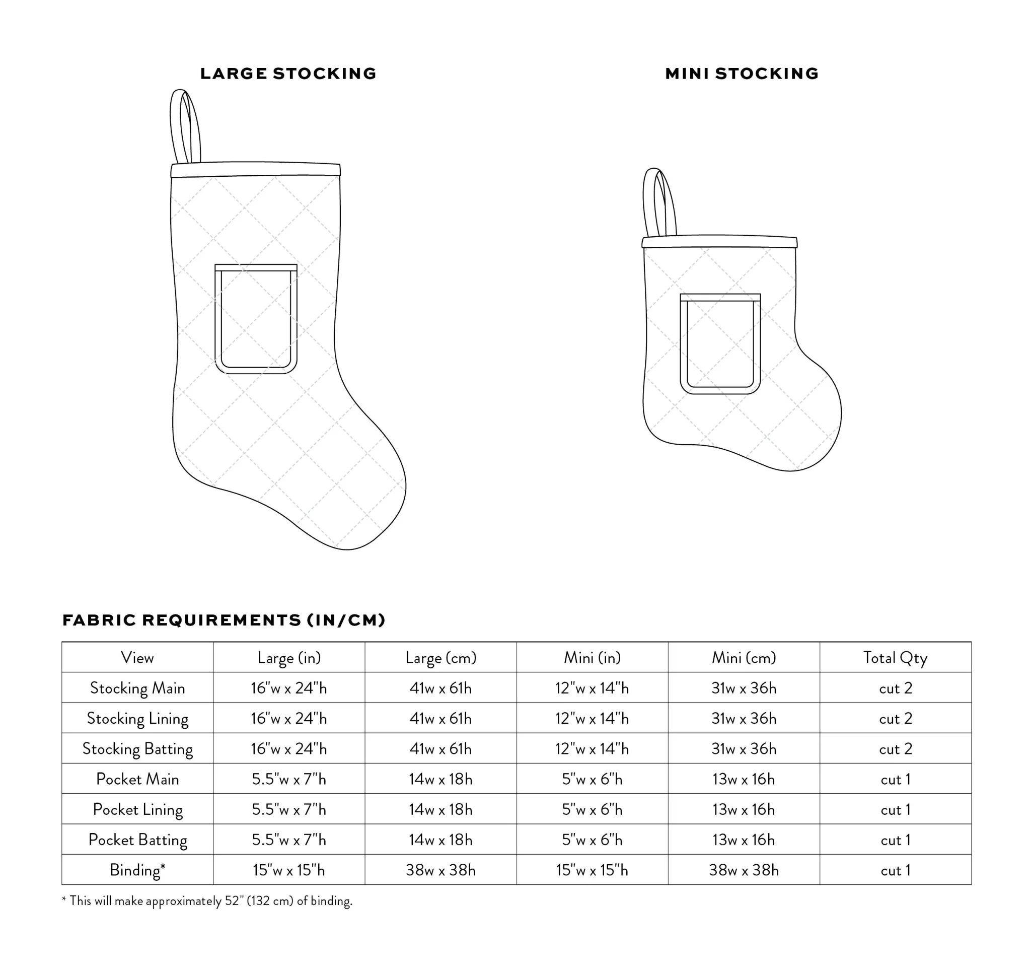 Quilted Pocket Stocking PDF Sewing Pattern - Matchy Matchy Sewing Club - Image 13