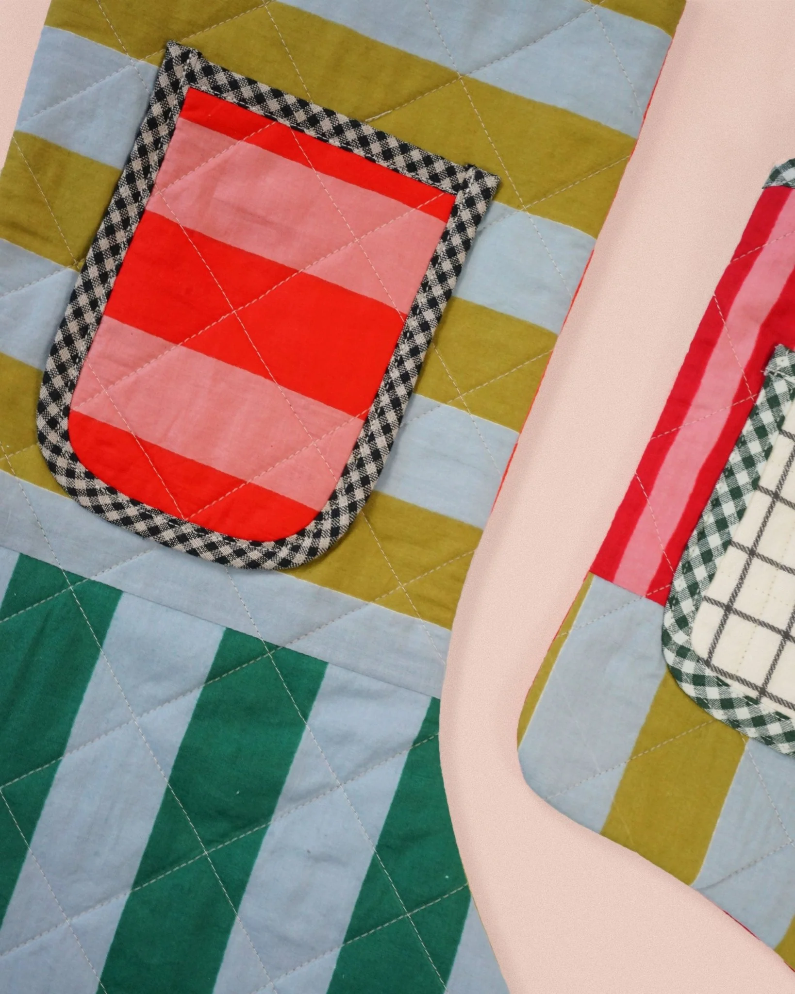 Quilted Pocket Stocking PDF Sewing Pattern - Matchy Matchy Sewing Club - Image 6