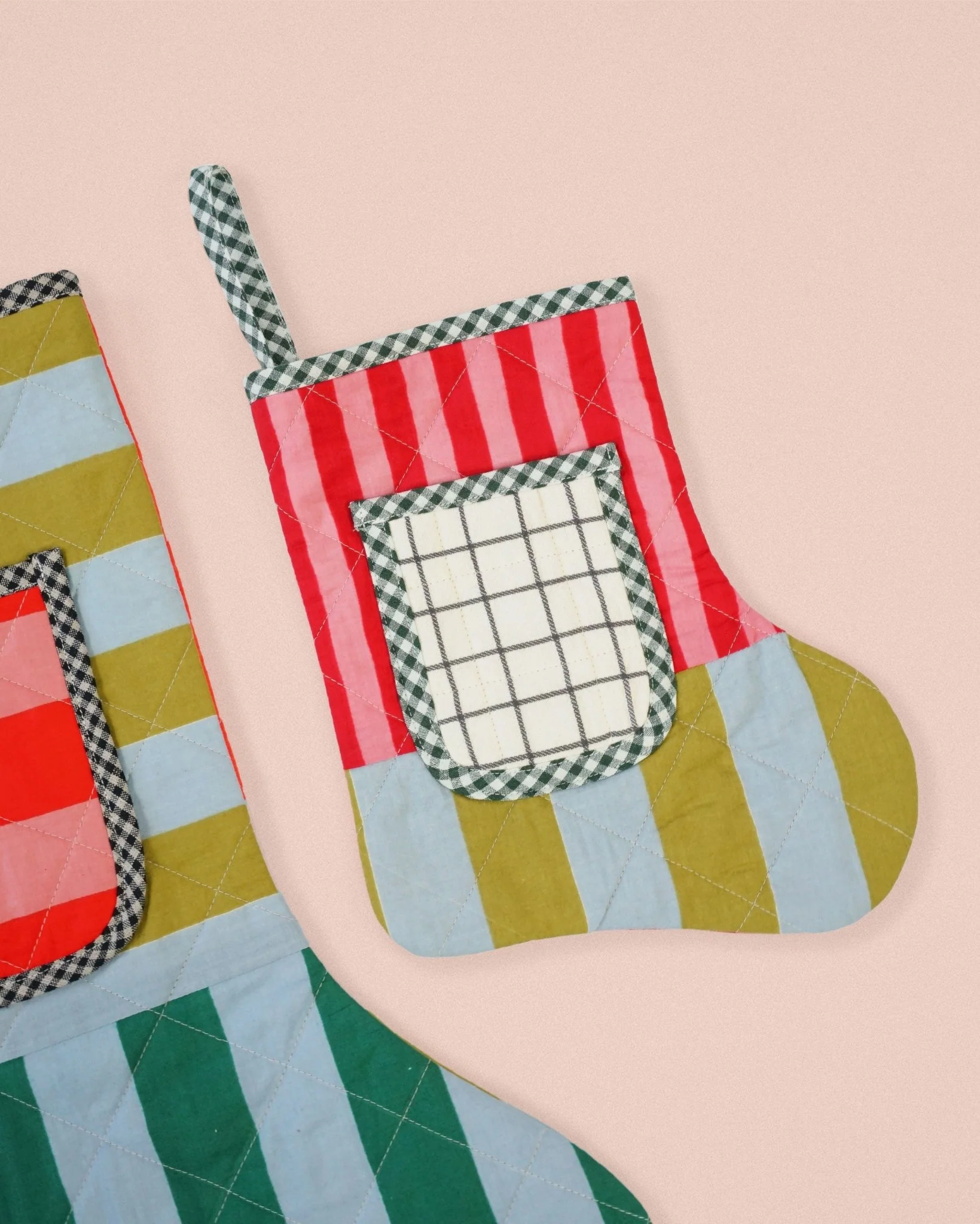 Quilted Pocket Stocking PDF Sewing Pattern - Matchy Matchy Sewing Club - Image 7