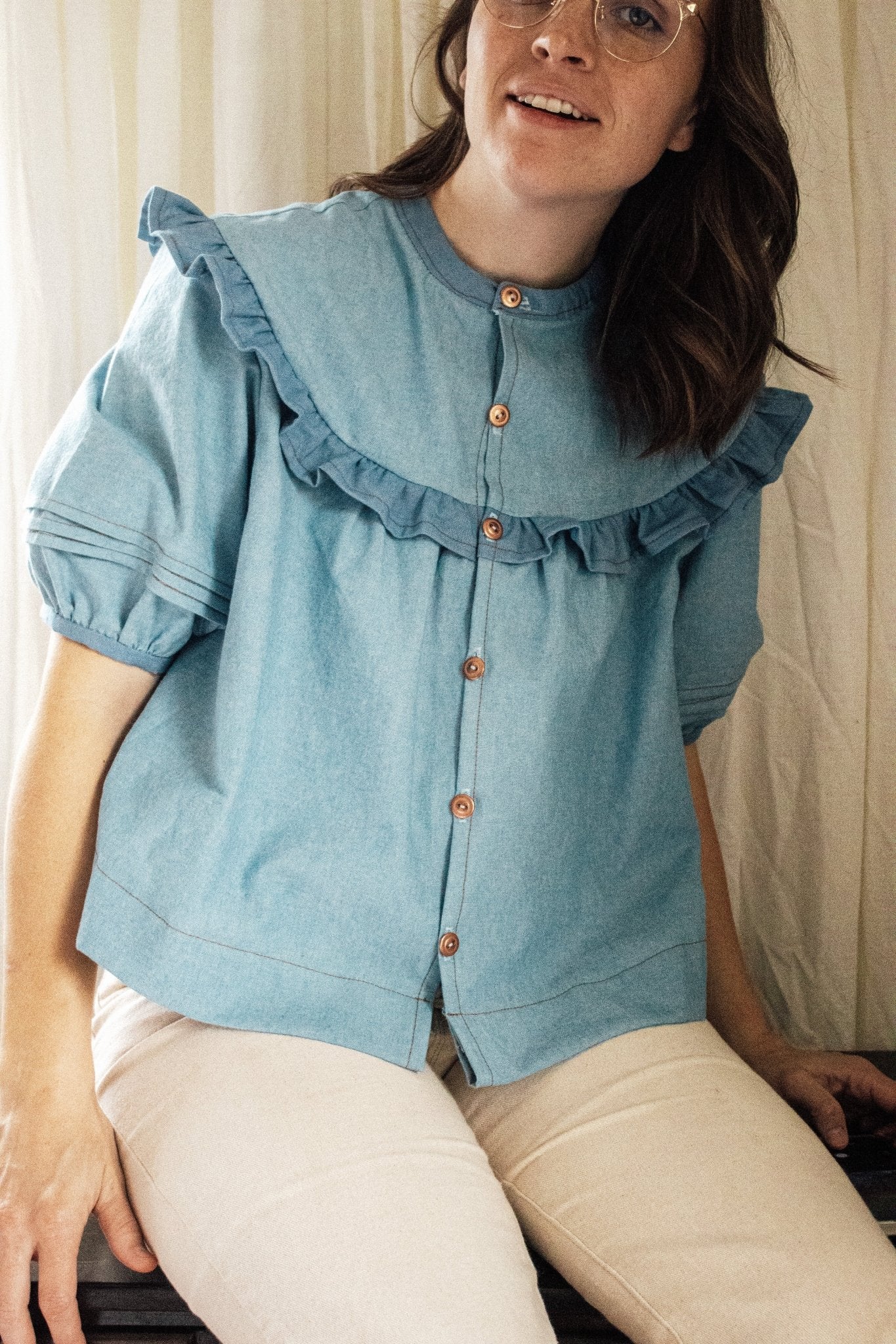 RAIDA Blouse PDF Sewing Pattern - Madswick - Image 6