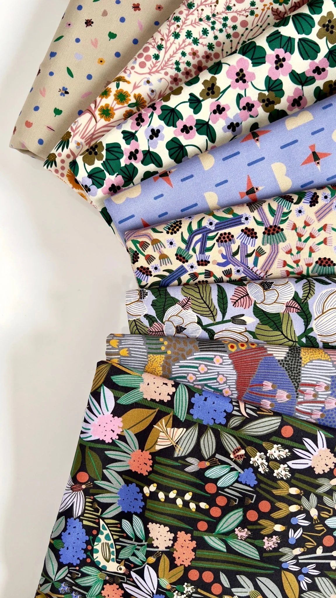 Rain Flock - Hidden Thicket - Leah Duncan - Cloud 9 Fabrics - Poplin - Image 5