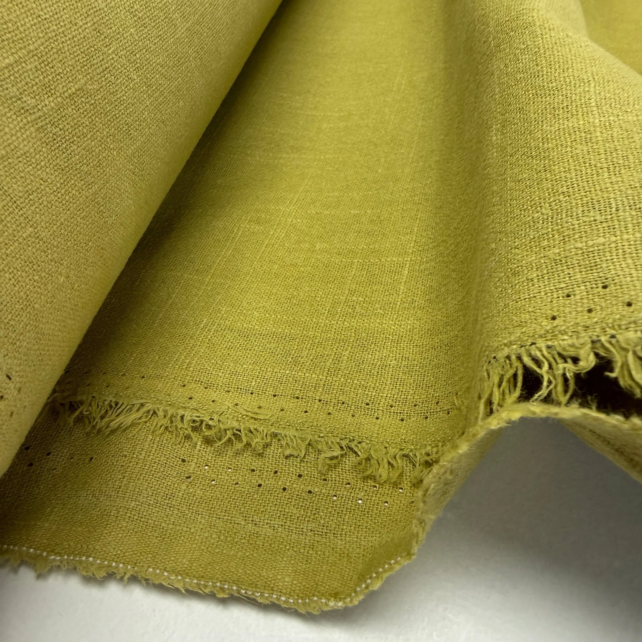 Ramie + Cotton Mix - Golden Moss