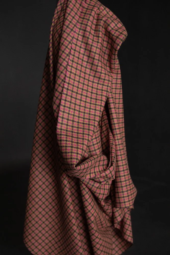 Raspberry Butterscotch British Wool Coating - Merchant & Mills