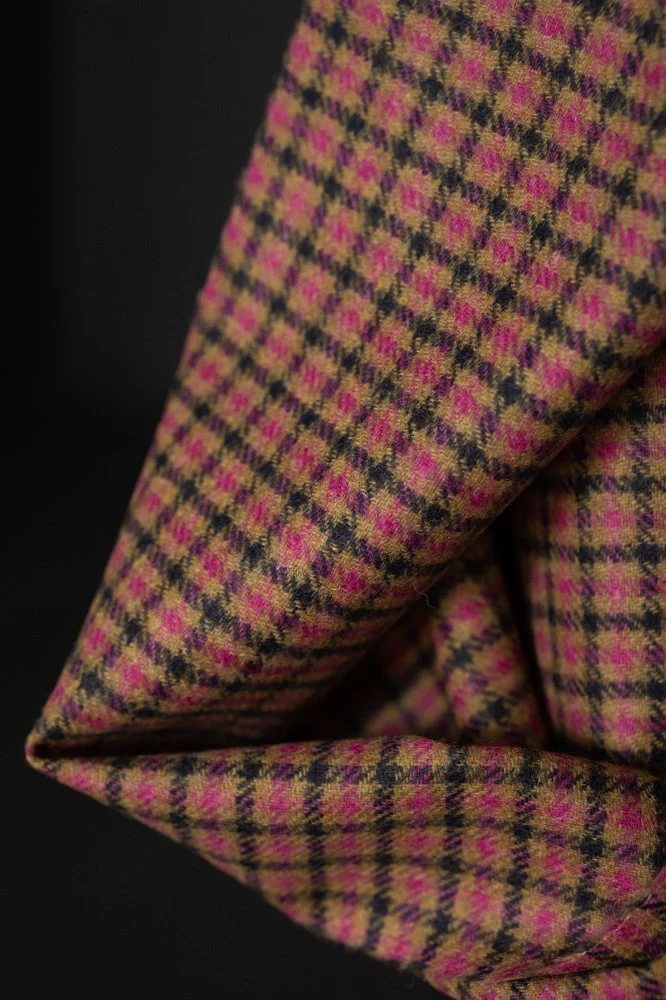 Raspberry Butterscotch British Wool Coating - Merchant & Mills - Image 2