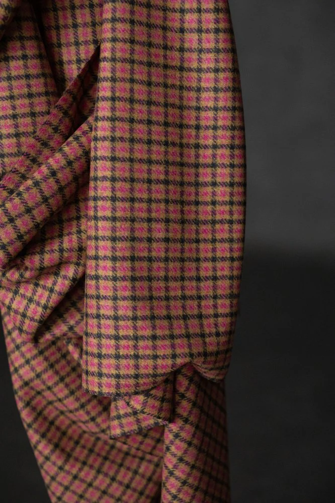 Raspberry Butterscotch British Wool Coating - Merchant & Mills - Image 3