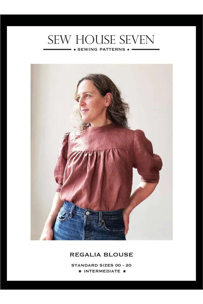 Regalia Blouse Sewing Pattern - Sew House Seven - Image 14