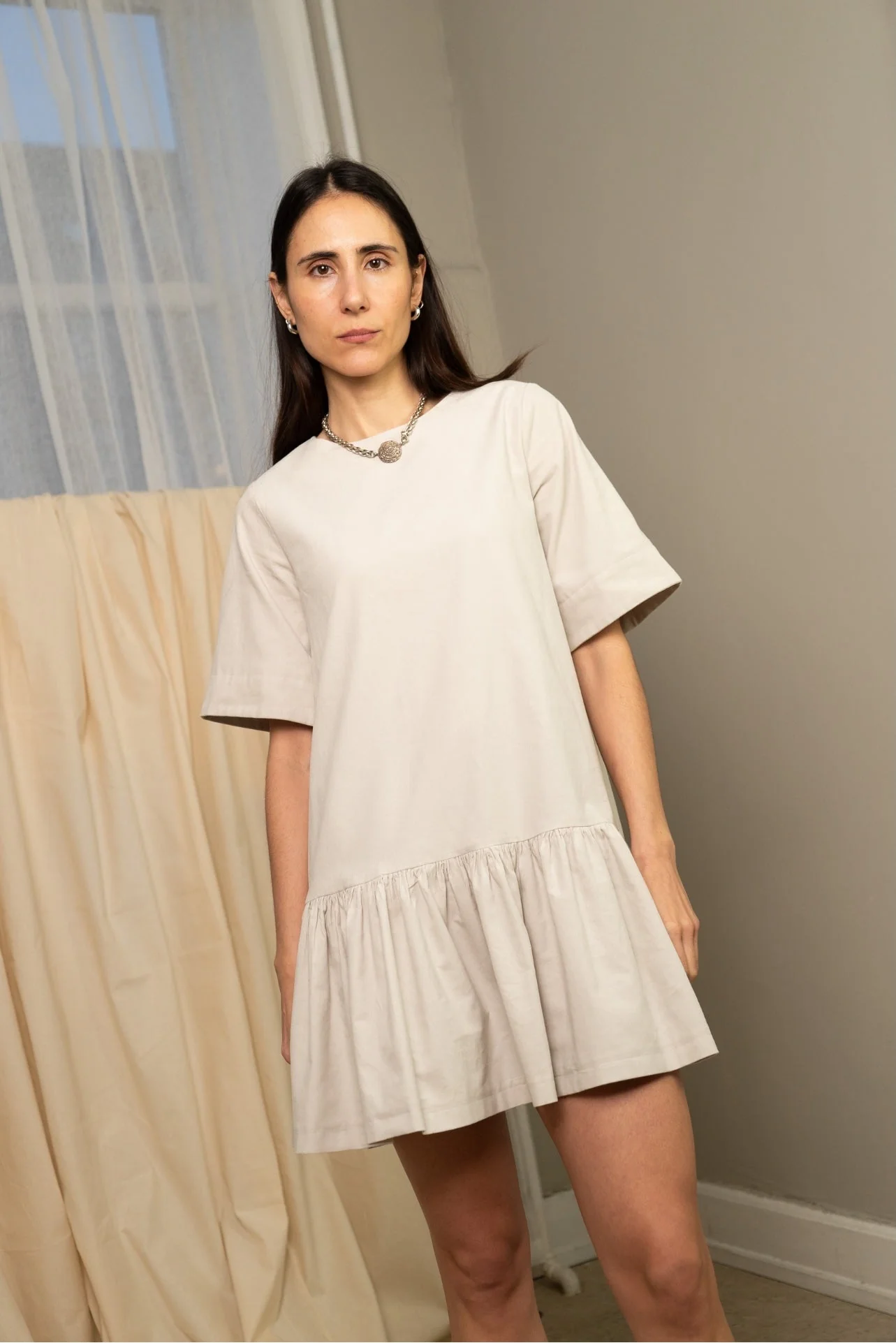 Ruffle Dress + Big T Sleeves - Paper Sewing Pattern - Puff And Pencil - Image 2