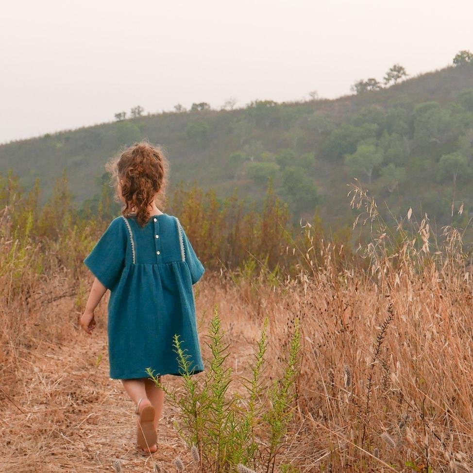 Sakura Kids Blouse/Dress Sewing Pattern - Girls 3/12 - Ikatee - Image 14