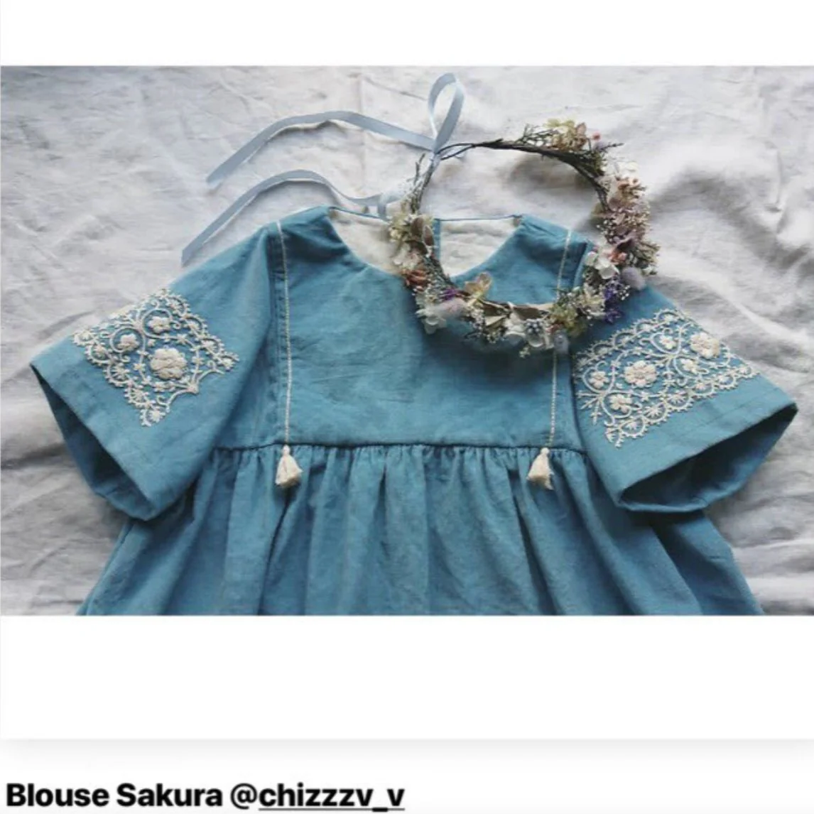 Sakura Kids Blouse/Dress Sewing Pattern - Girls 3/12 - Ikatee - Image 23